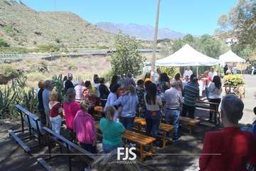 Misa y procesión en Telde en honor de María Auxiliadora/Francisco Javier Santana.